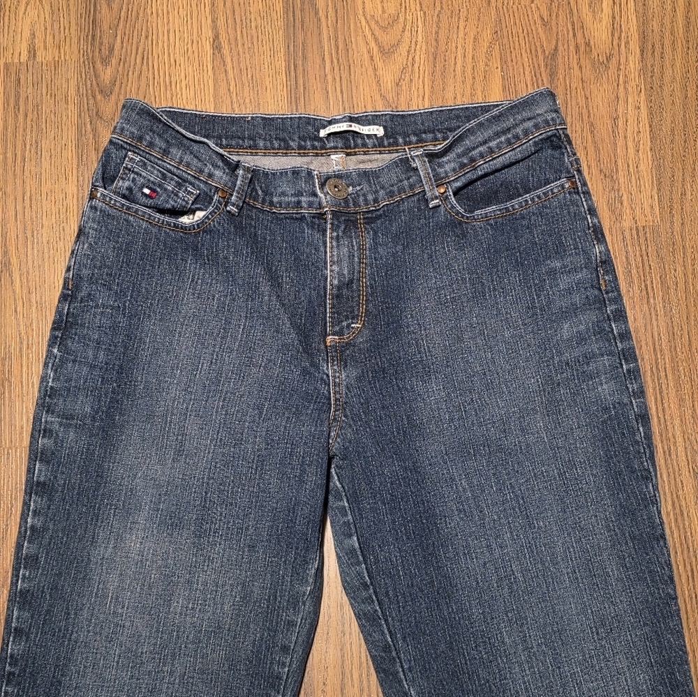 Vintage Tommy Hilfiger Bootcut Jeans Womens 12 M (W32) Made in Canada Mid Rise - Picture 4 of 12